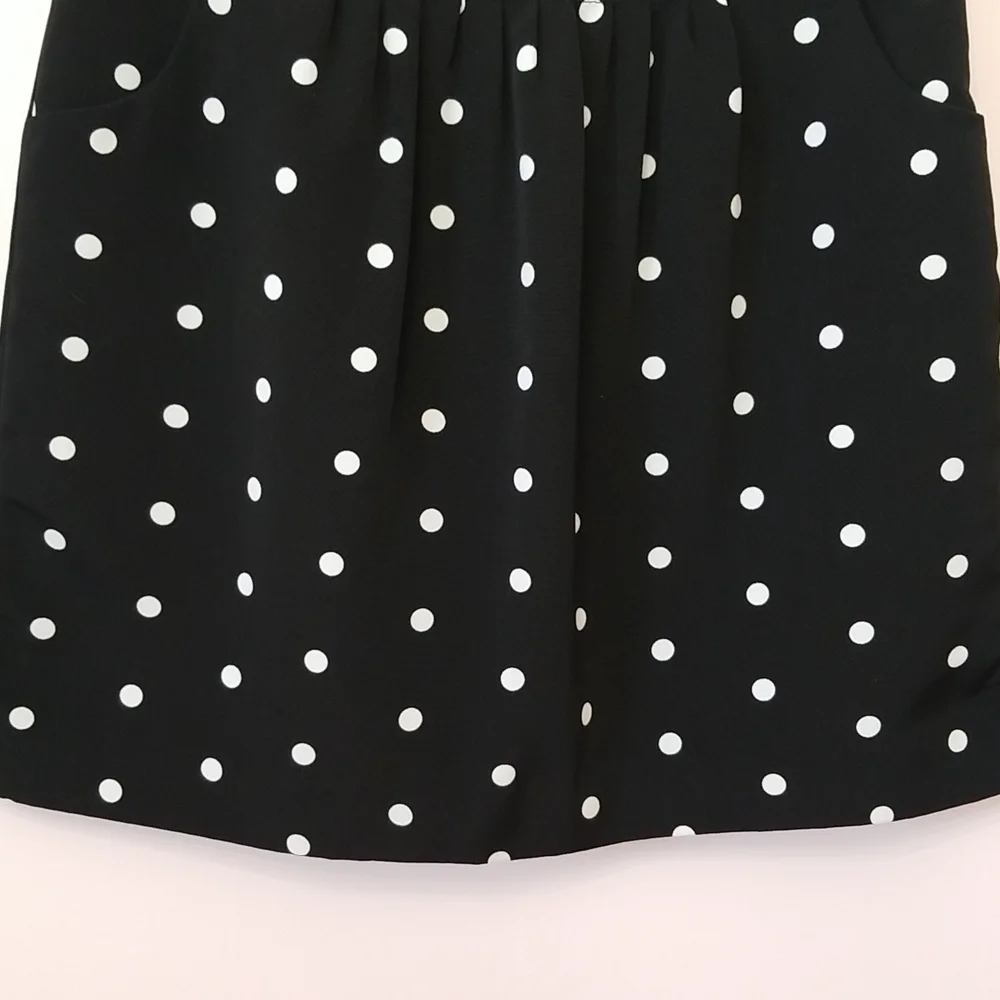 Worthington petite black polka dot skirt, size 4P - Picture 8 of 12